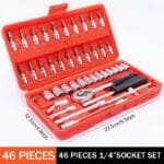 Professional Precision Socket and Bit Tool Kit - Hardware Repair Set