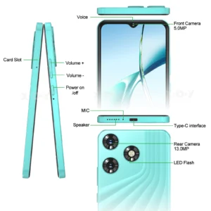 XGODY 13 Pro New Smartphone - Midnight Black Android 10 Global Version