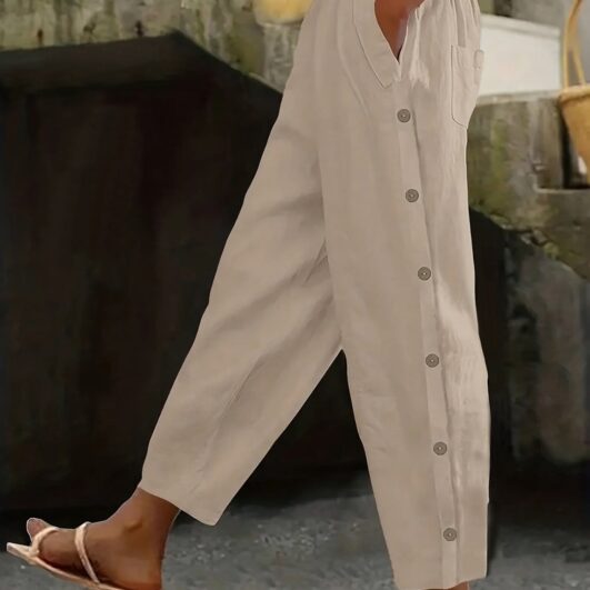 Stylish Women's High-Waisted Casual Pants - [Color]